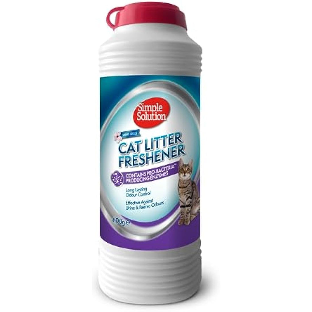 Simple Solution Cat Litter Freshener – Enzymatic Odour Eliminator 600g
