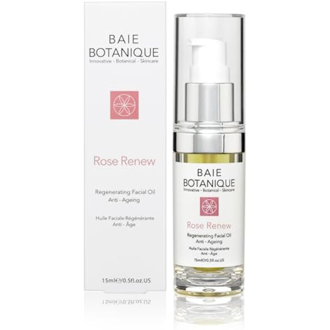 Baie Botanique Anti-Ageing Facial Oil – Organic Rosehip & Camellia 15ml