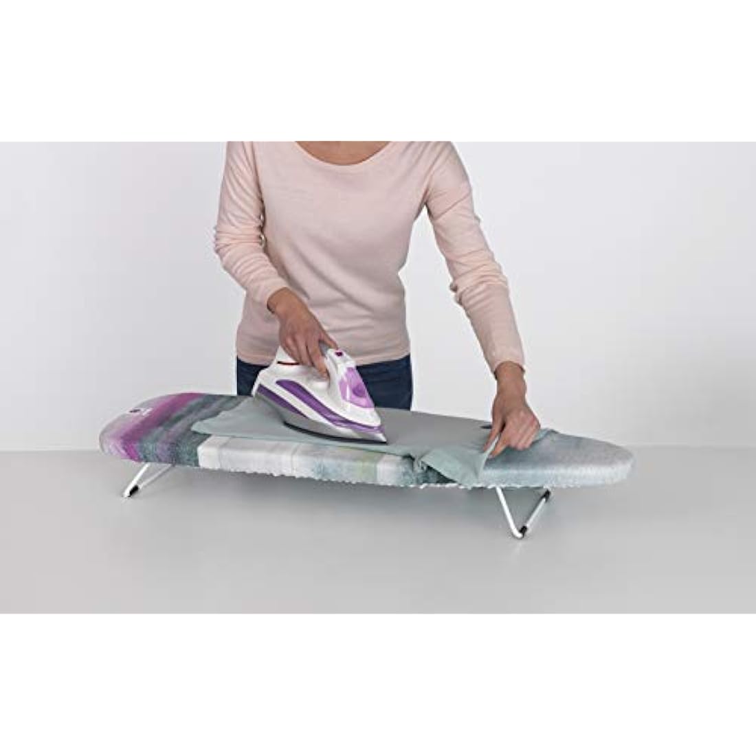 Brabantia Table Top Ironing Board - Compact Size S - Morning Breeze