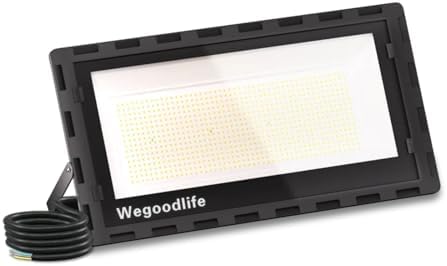 Wegoodlife 600W LED Outdoor Floodlight – 60000LM IP66 Waterproof Spotlight