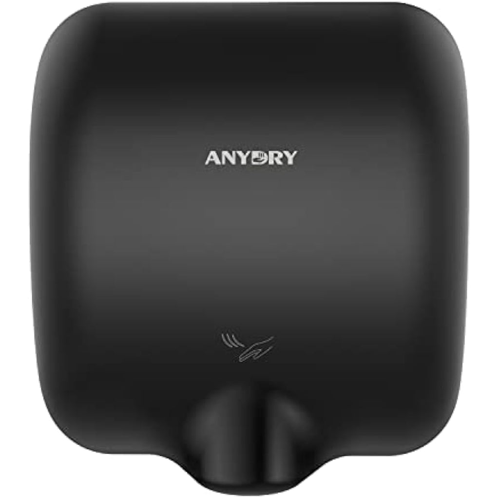 anydry 2800 Commercial Hand Dryer - Matte Black Stainless Steel