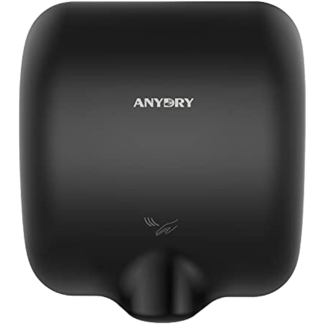 anydry 2800 Commercial Hand Dryer - Matte Black Stainless Steel