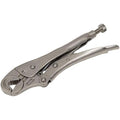 Sealey AK6871 Locking Pliers – Round Jaws 0-35mm Capacity Hand Tool