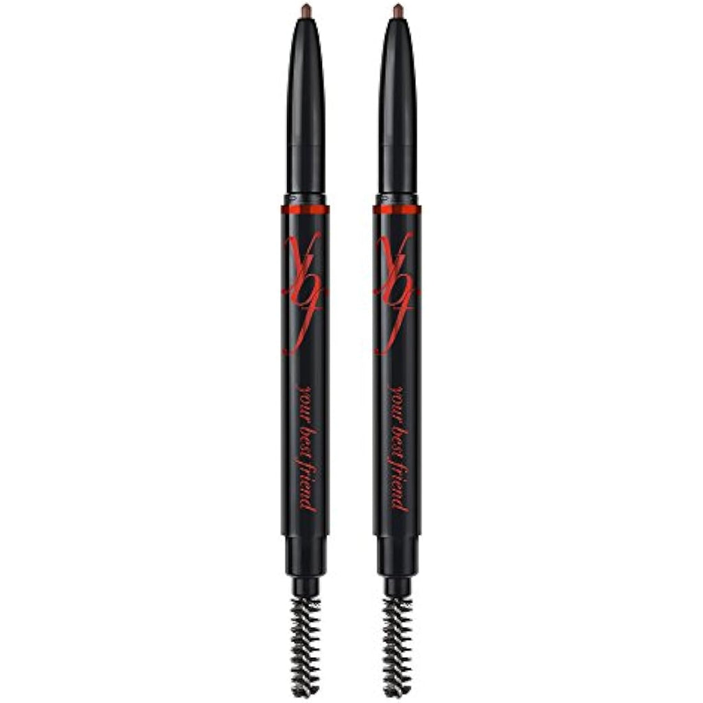 ybf Beauty Universal Eyebrow Pencil Duo with Spoolie - Taupe