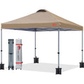 MASTERCANOPY 3x3M Pop-up Gazebo Tent | UV Protection Canopy - Khaki