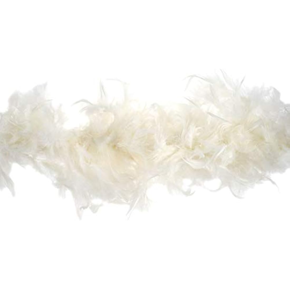 Trimits Marabou Feather Boa – Ivory 1.8m Turkey Feather Costume Accessory