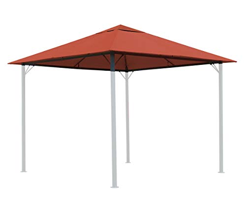 Quick Star Replacement Gazebo Roof 3x3m | Water-Repellent Orange-Red