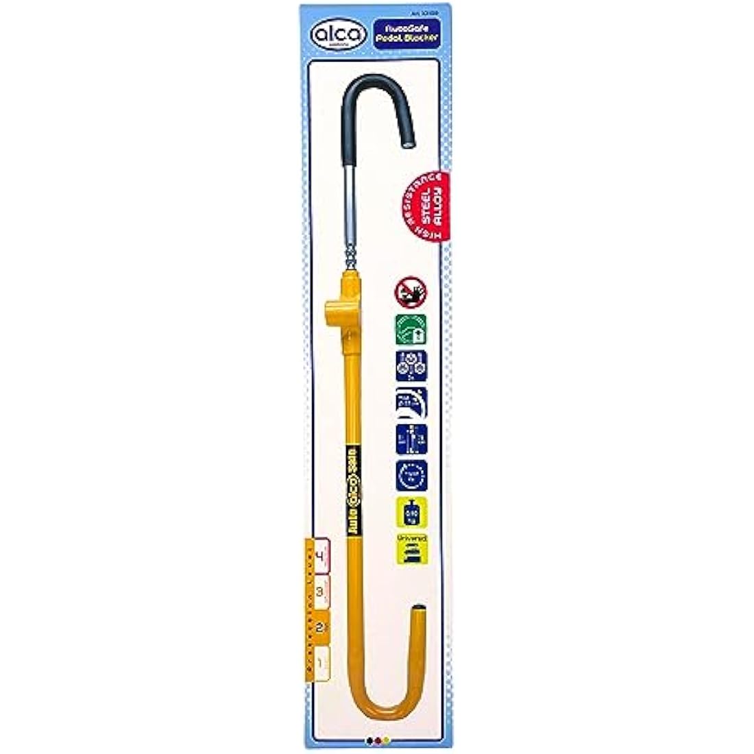 alca Germany Pedal to Steering Wheel Lock – Anti-Theft AutoSafe A301000
