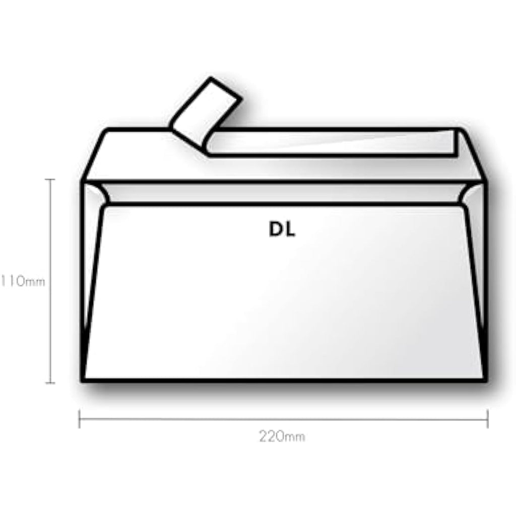 Clairefontaine Pollen Lilac Adhesive Envelopes – DL 120gsm (Pack of 20)