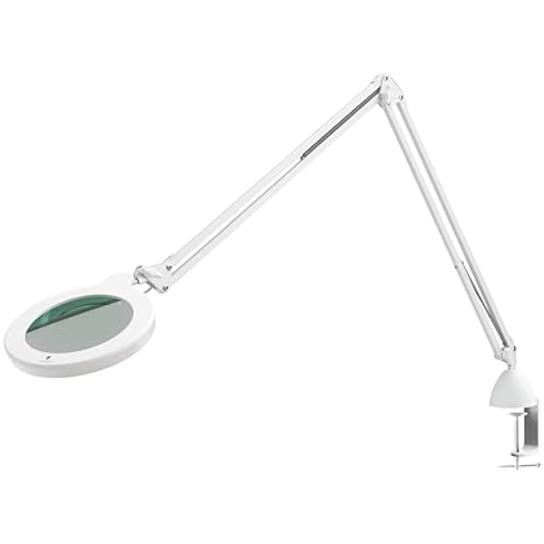 Magnifying Lamp – Dimmable LED Clip-On Mag Light, White