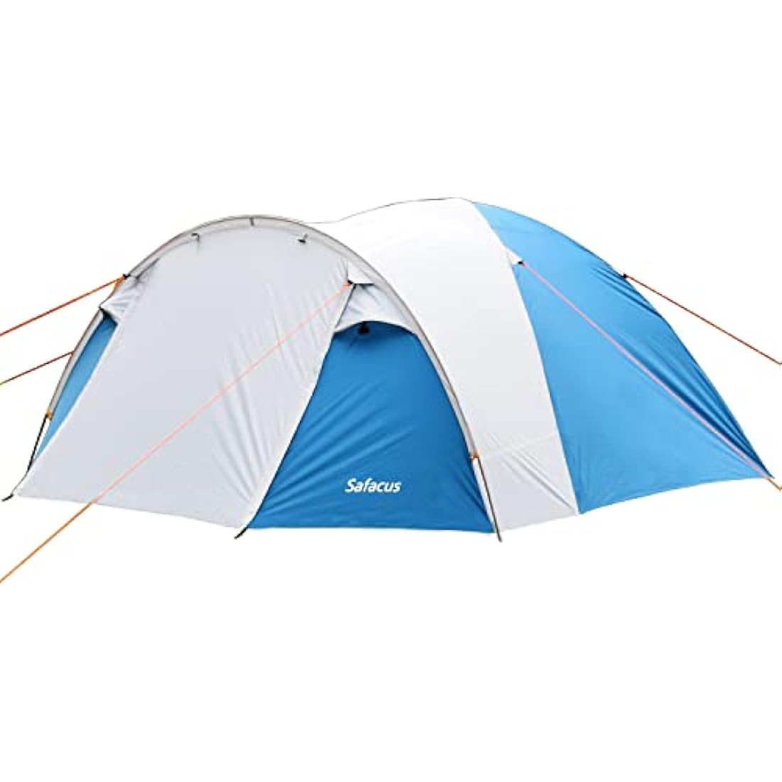 SAFACUS 4-Person Dome Camping Tent | Waterproof Double Layer Family Tent