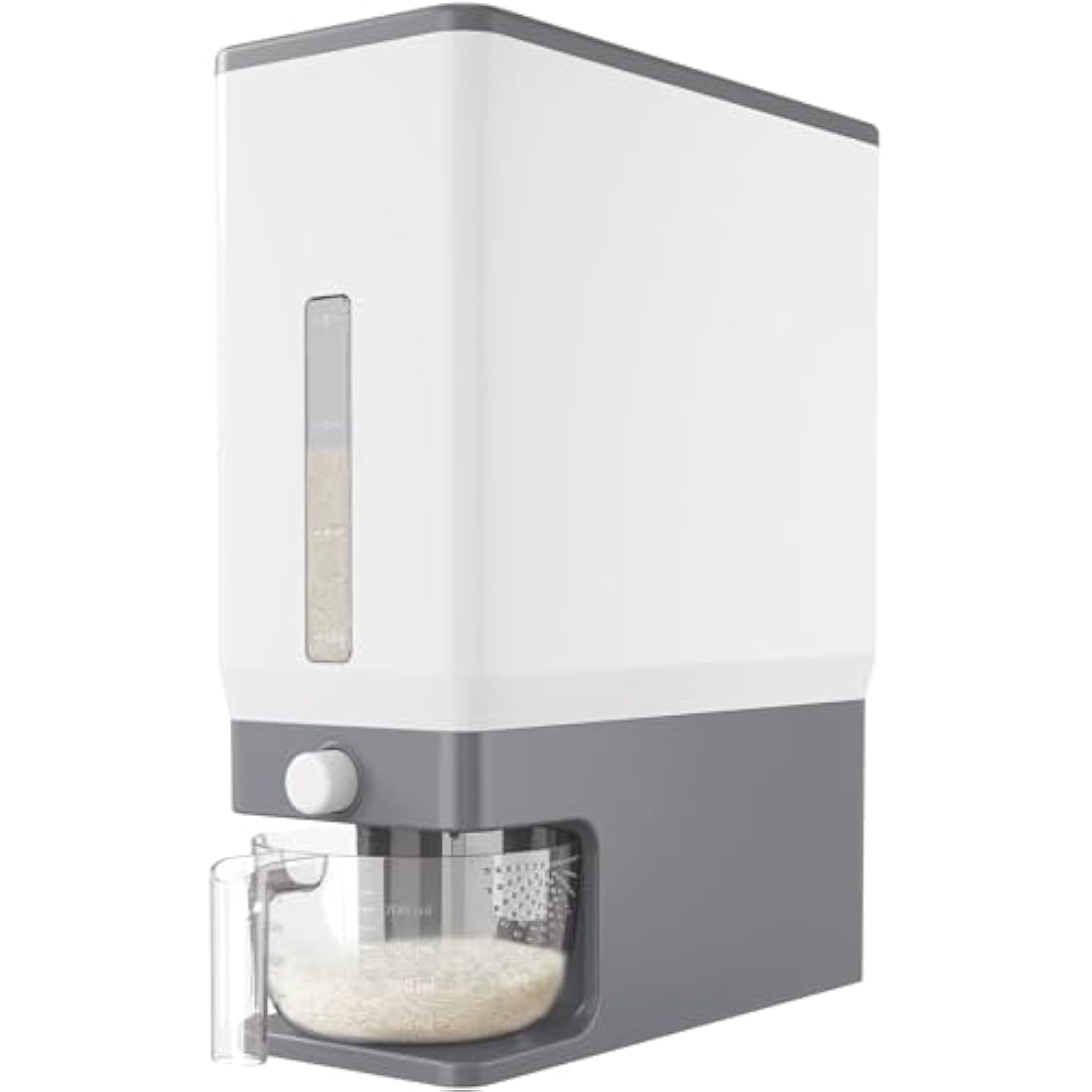Lifewit Rice Dispenser 25 Lbs | Sealed Grain Storage Container with Cup