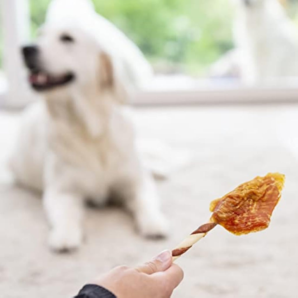 8in1 Triple Flavour Wings Dog Chew Sticks – Meaty Chicken & Beef, 113g