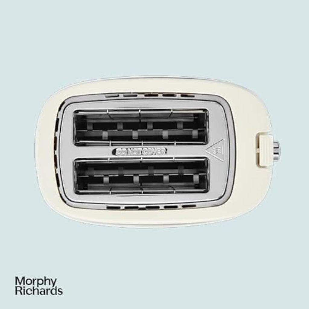 Morphy Richards Hive 2-Slice Toaster | Cream Gloss Finish | 220032