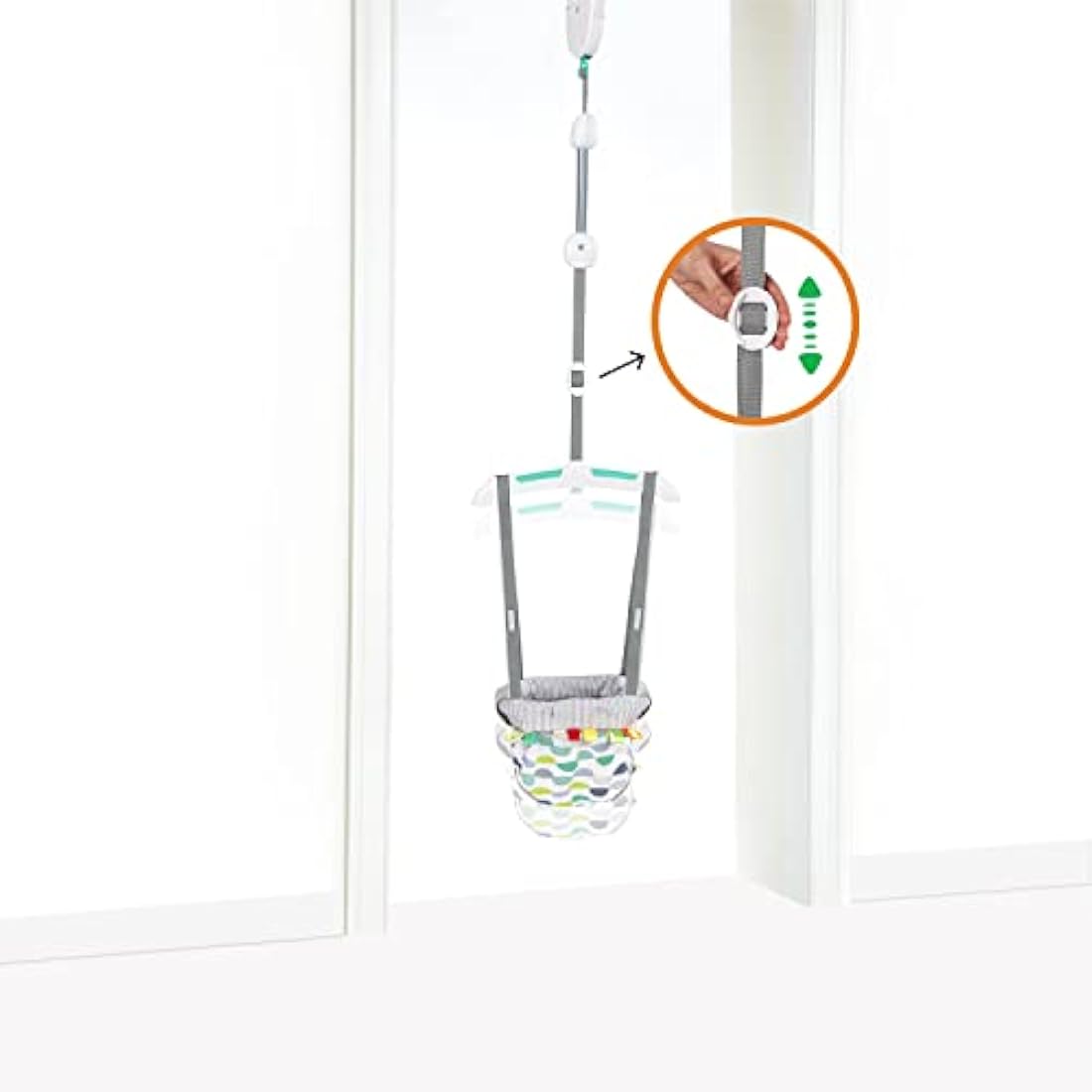 Bright Starts Playful Parade Door Jumper - Padded Seat Bouncer