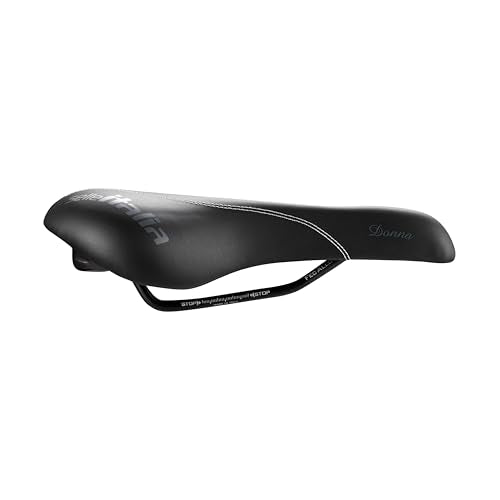 Selle Italia Donna Gel Flow Road Bike Saddle - Black Duro-Tek 168x270mm
