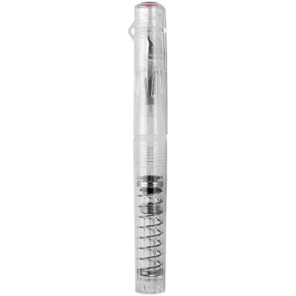 TWSBI GO Fountain Pen – Clear Transparent Body – Medium Nib (M)