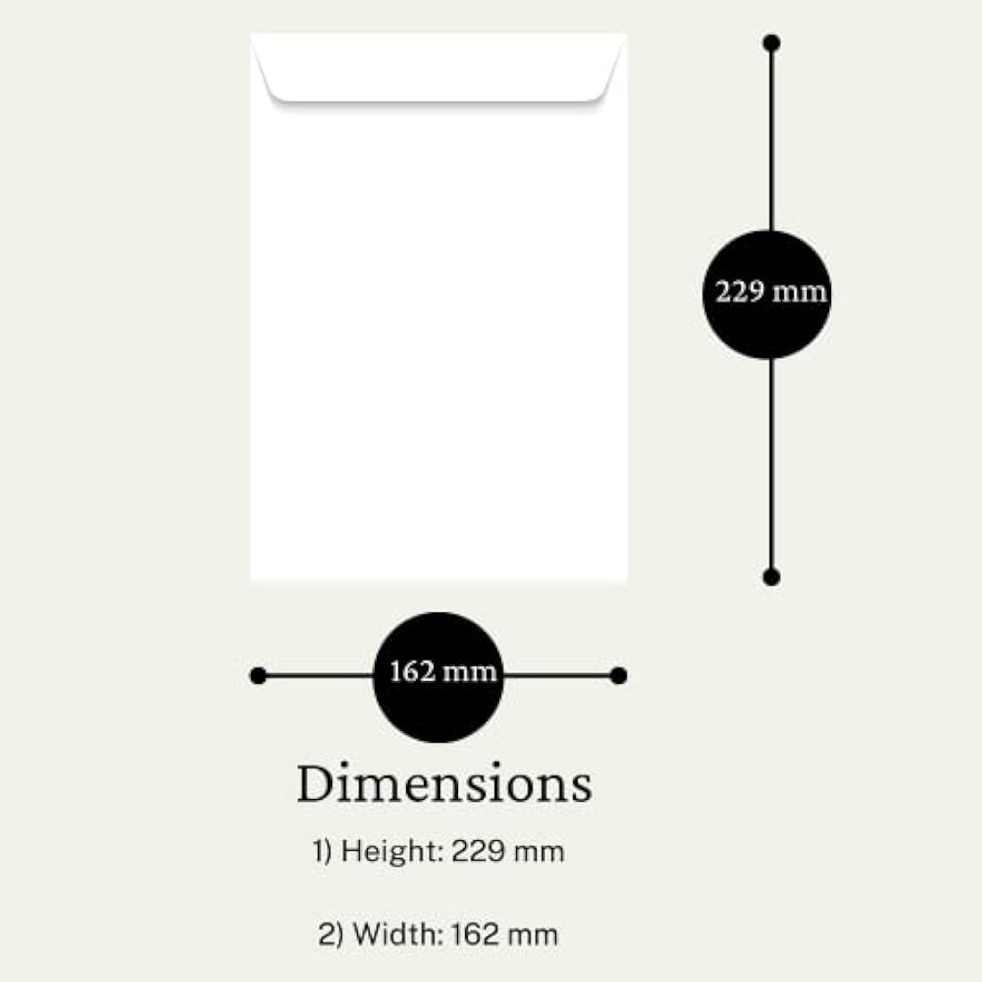 A4 C4 White Peel and Seal Security Envelopes - Pack of 100
