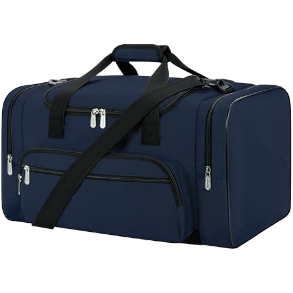 Jolof Store Sport Gym Duffel Bag | 40L Navy Blue Weekender Holdall