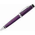 Xezo Incognito Purple Metallic Ballpoint Pen | Platinum Plated Brass