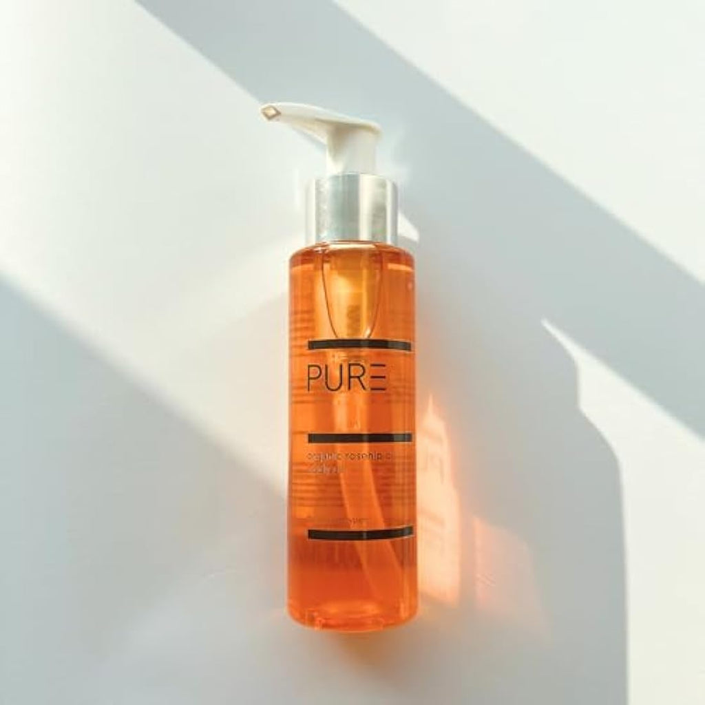 PURE Spa Skincare Organic Rosehip Oil – Cold-Pressed Face & Body Oil 100ml
