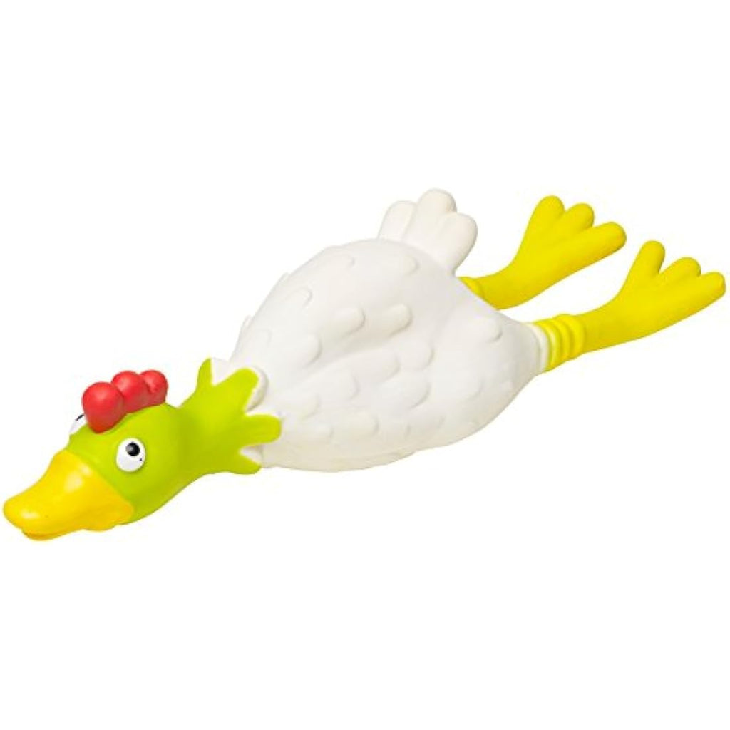 Petface Latex Chicken Squeak Dog Toy – Durable Soft Chew Toy, Small