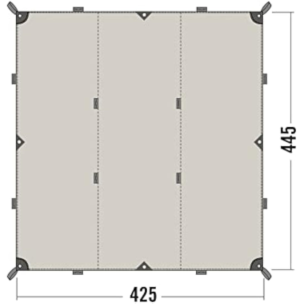 Tatonka Tarp 2 TC – Polycotton Camping Shelter (285 x 300 cm) – Beige