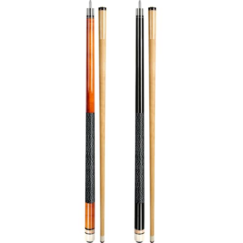 Aklot 58" Canadian Maple Pool Cue Stick | 13mm Tip | 20-21 oz