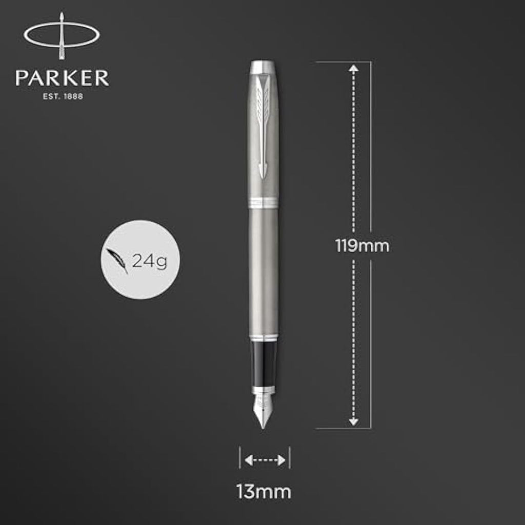 Parker IM Duo Gift Set | Fountain & Ballpoint Pen | Stainless Steel