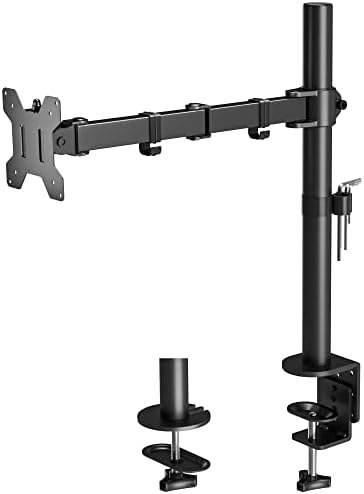 BONTEC Single Monitor Arm Desk Mount | 13-32 inch VESA Stand