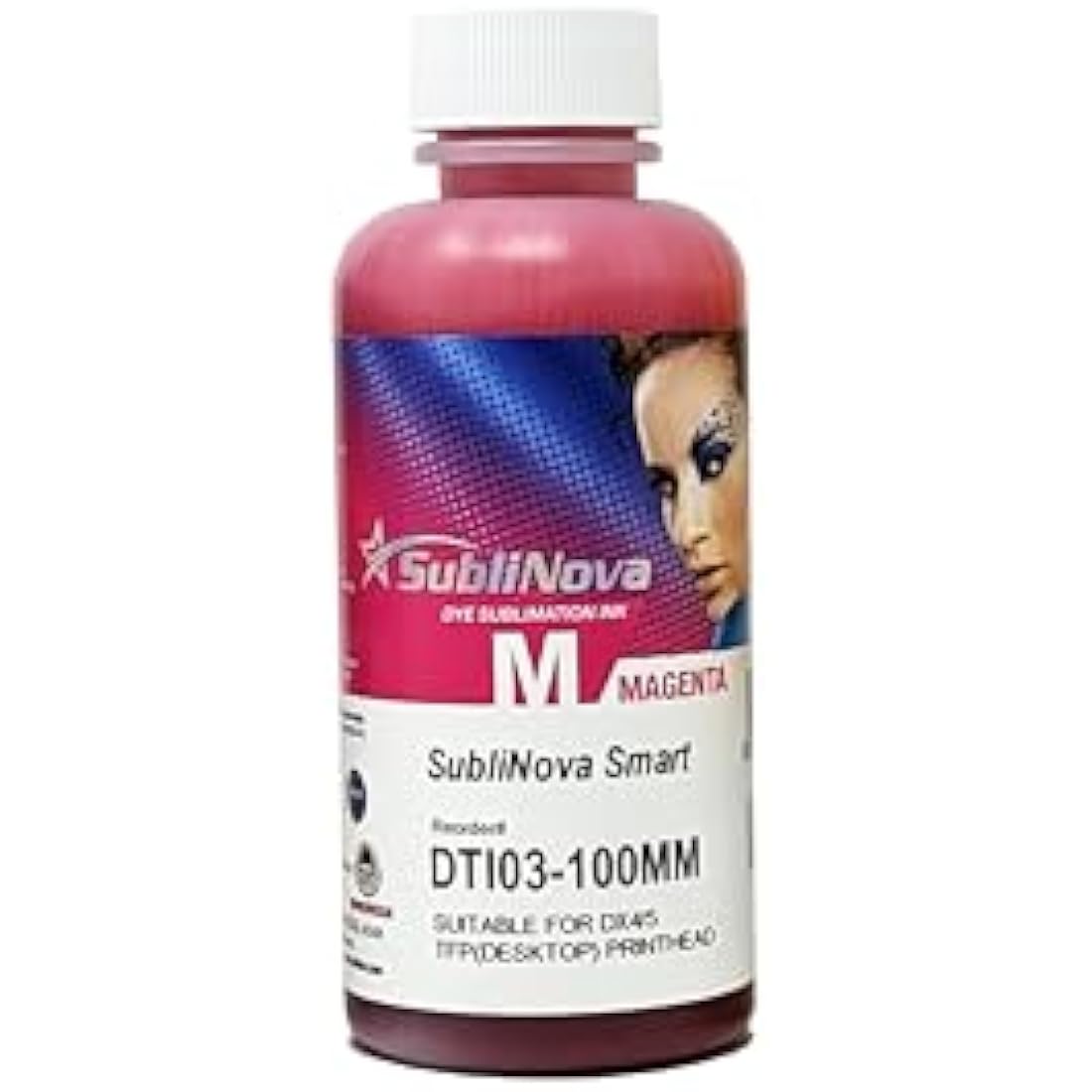 InkTec SubliNova Smart Dye Sublimation Ink Set - CMYK 100ml Bottles