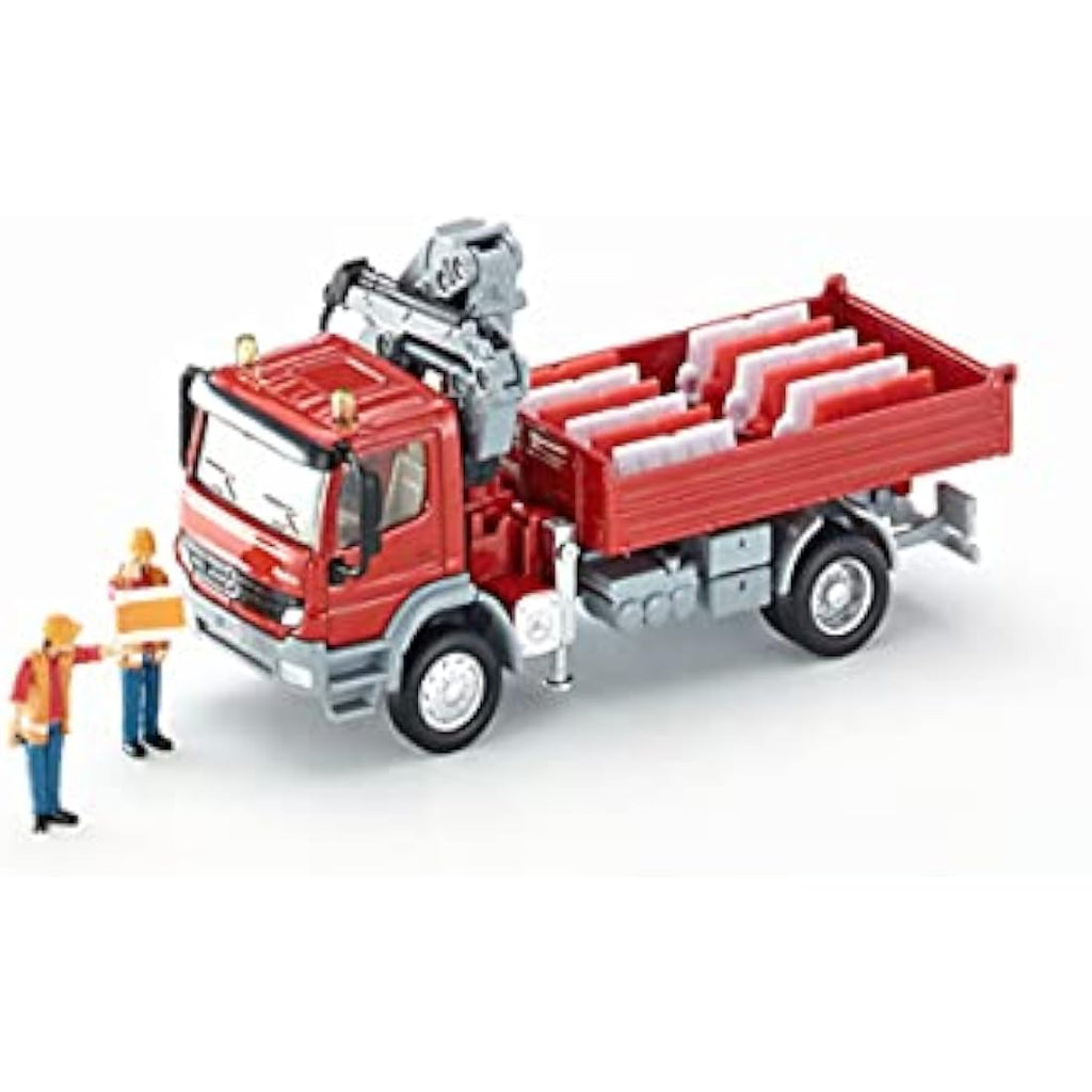 siku 3534 Mercedes-Benz Atego Lorry with Crane – 1:50 Diecast Model