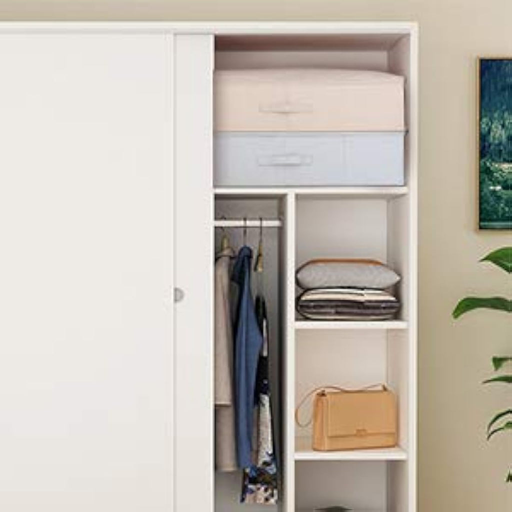 Jumbo Underbed Storage Bins | Washable Clothes Box, Gray