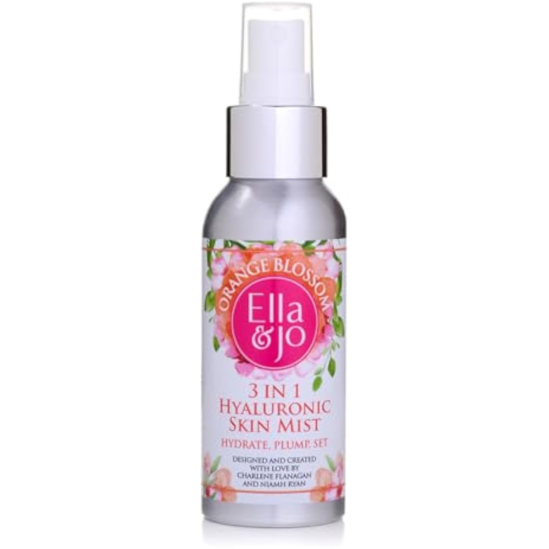 Ella & Jo Orange Blossom Hyaluronic Skin Mist – Hydrating 3-in-1 Spray
