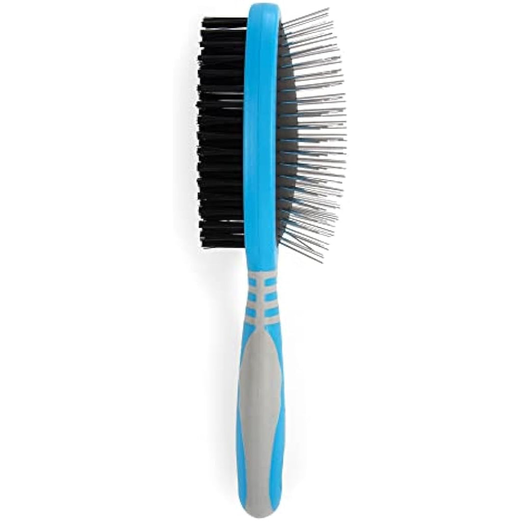 Ancol Ergo Double Sided Pet Brush – Detangling Pin and Bristle Tool