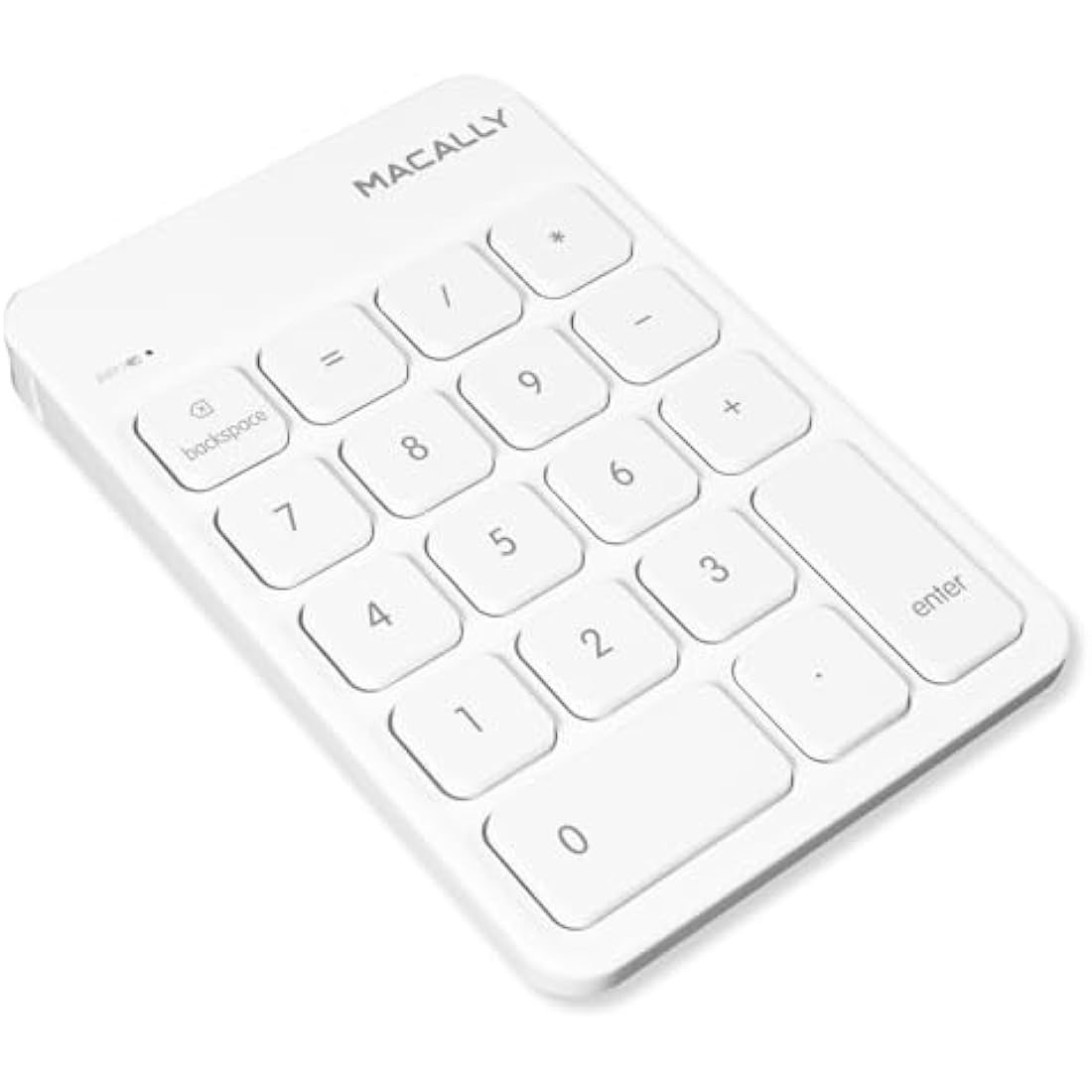 Macally Bluetooth Numeric Keypad – Rechargeable 18-Key Wireless Numpad