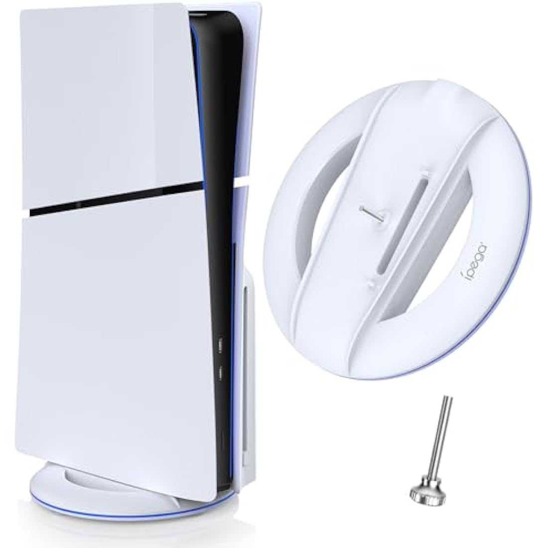 Auarte Vertical Stand for PS5 Slim Console – Sturdy Base Holder