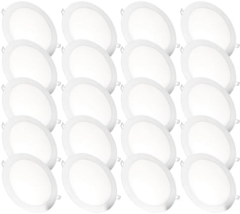 Jolof Store – Pack of 20 18W LED Recessed Downlights, 4200K Neutral White