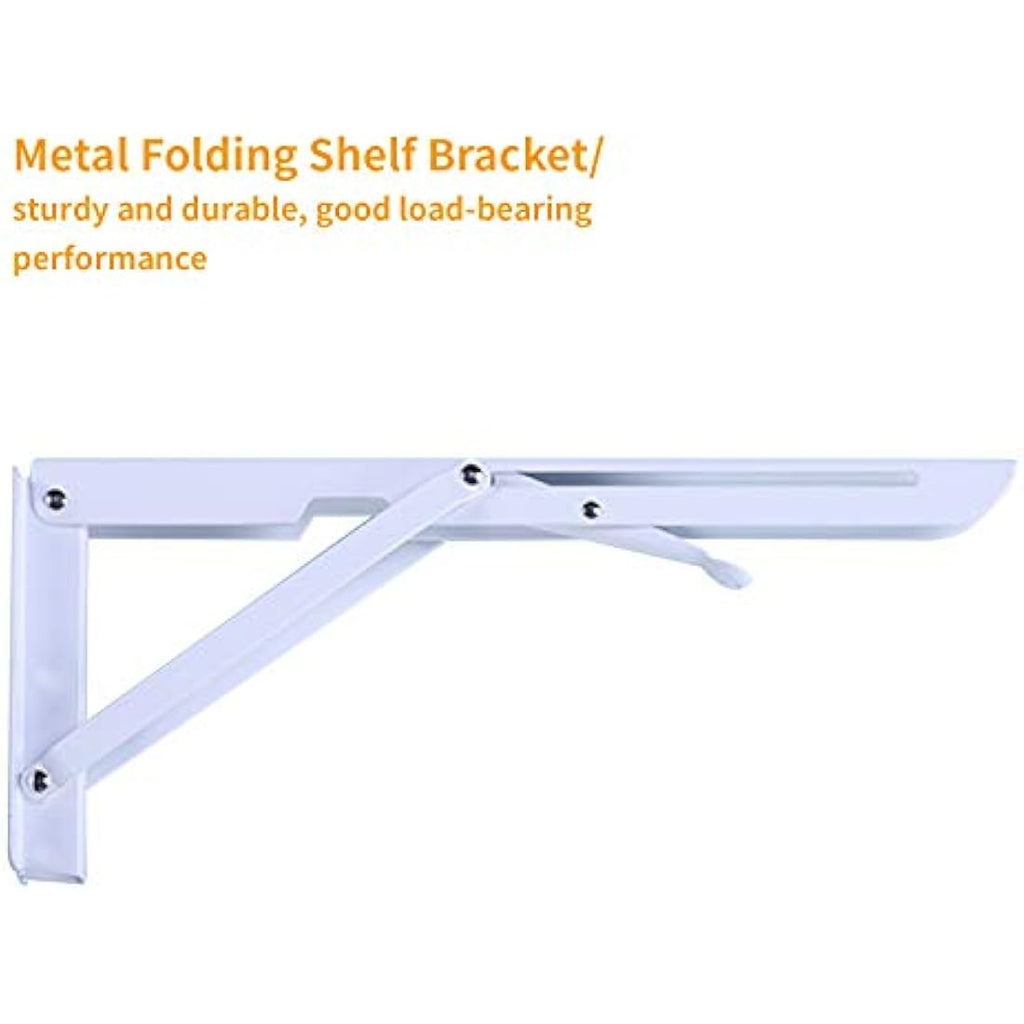 Aleawol Wall Mounted Folding Desk – 60x40cm Space Saving Table, White