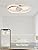 FANLG Modern LED Ceiling Light – 28W Dimmable Double Ring Chandelier