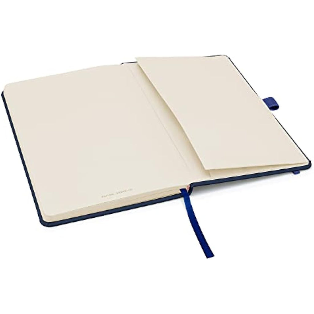 Notes London A5 Lined Notebooks - 10 Pack Navy Vegan Leather Journal