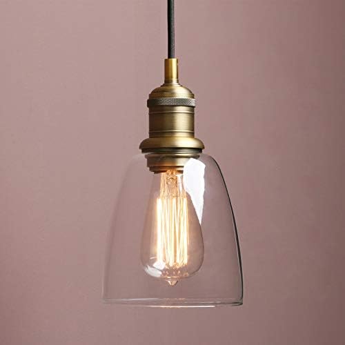 Jolof Store Industrial Glass Pendant Light – Antique Edison Chandelier