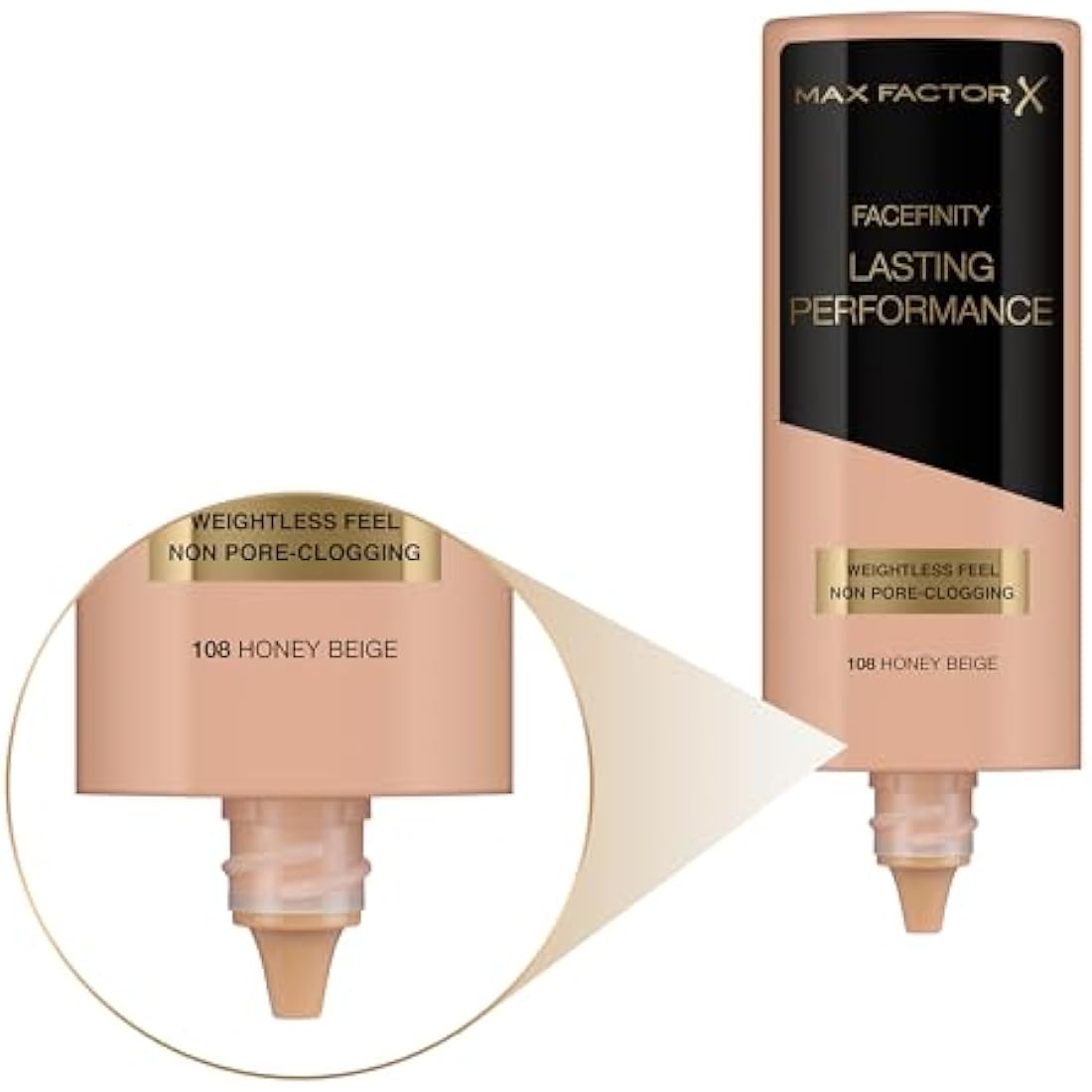 Max Factor Lasting Performance Liquid Foundation – 108 Honey Beige