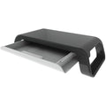 Contour Ergonomics Monitor Stand with Drawer - Adjustable Height Black