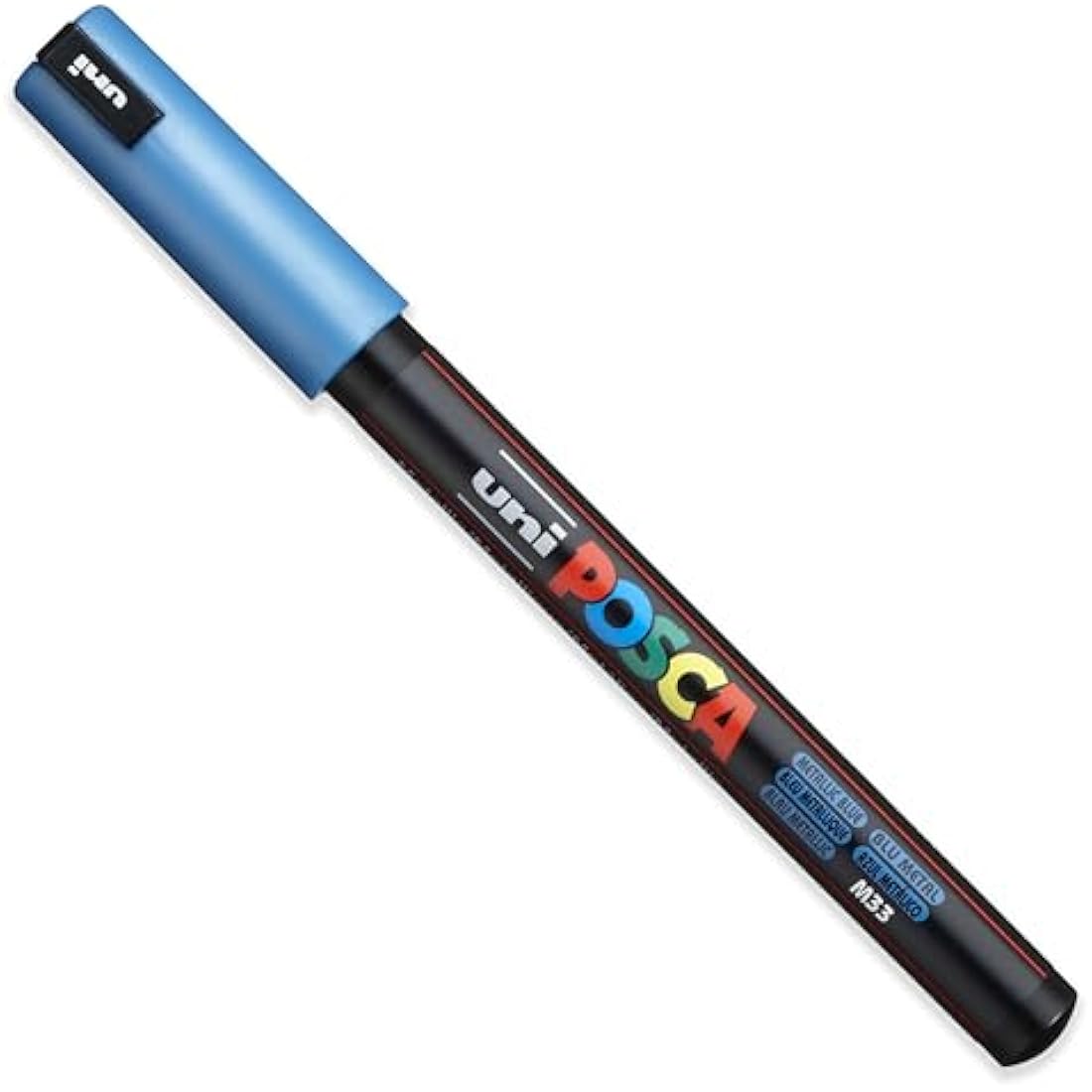 Posca PC-1MR Paint Markers | 0.7mm Extra Fine Set of 16 in Canvas Wrap