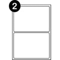 A4 Self Adhesive Address Labels | 2 Per Sheet | 100 Sheets