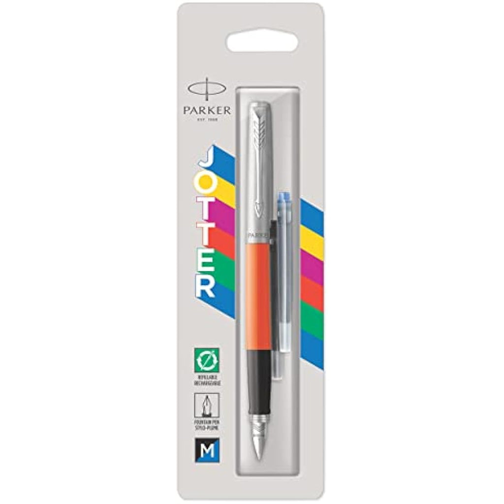 Parker Jotter Originals Fountain Pen - Classic Orange - Medium Nib