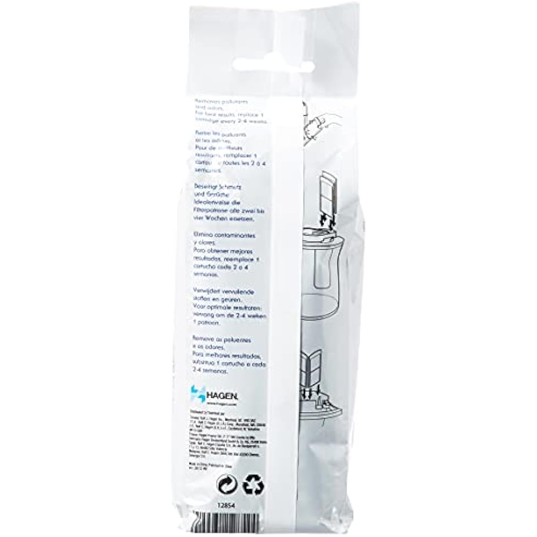 Marina 360 Carbon and Zeolite Aquarium Filter Media - 2 Pack Replacement