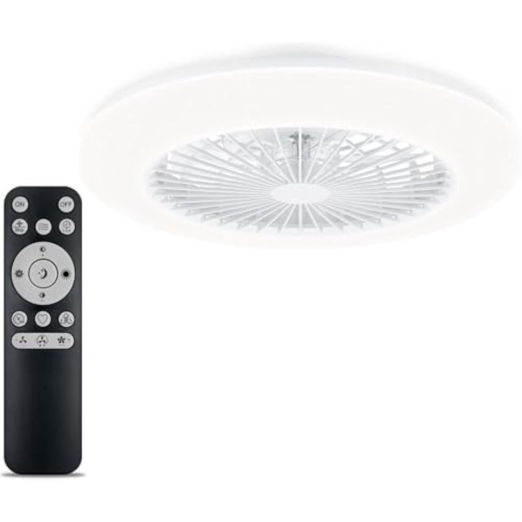 Philips LED Round Fan Light | 25W+60W Slim Ceiling Fan with Remote