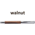LACHIEVA LUX Walnut Wood Rollerball Pen Set with Wooden Gift Box